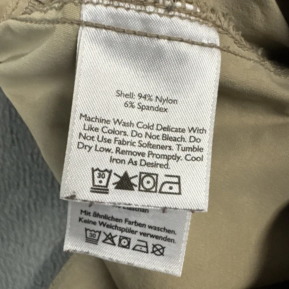 Eddie Bauer Travex Shorts Mens 40 Brown Cargo Stretch Nylon Lightweight Outdoors